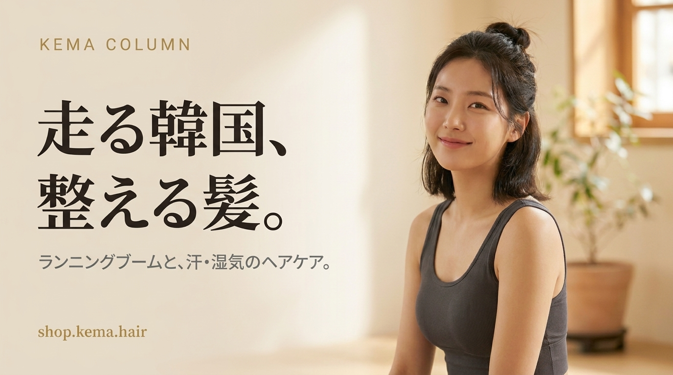 K-ランニングブーム到来。汗・紫外線・乾燥から髪を守るヘアケア