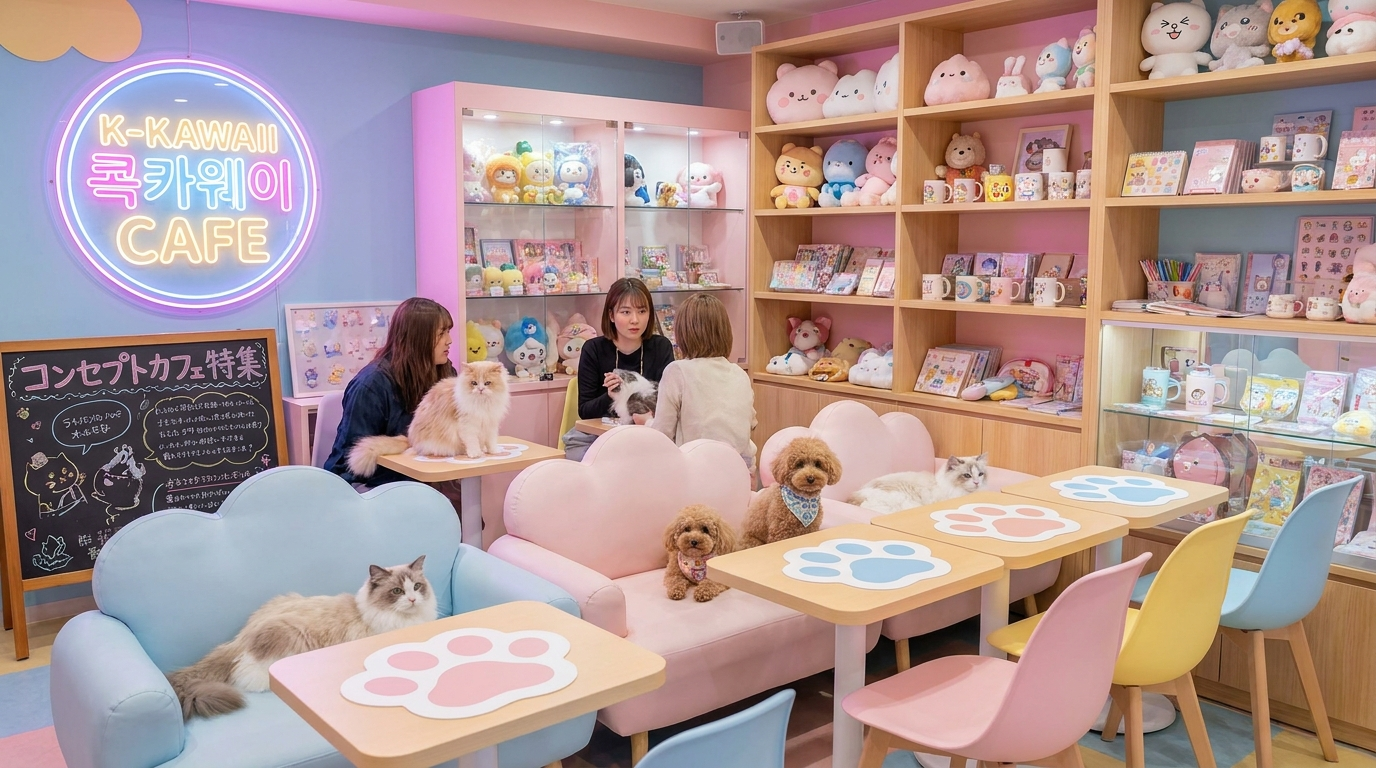 韓国のコンセプトカフェ特集｜テーマ・アニマル・キャラクターカフェを楽しもう