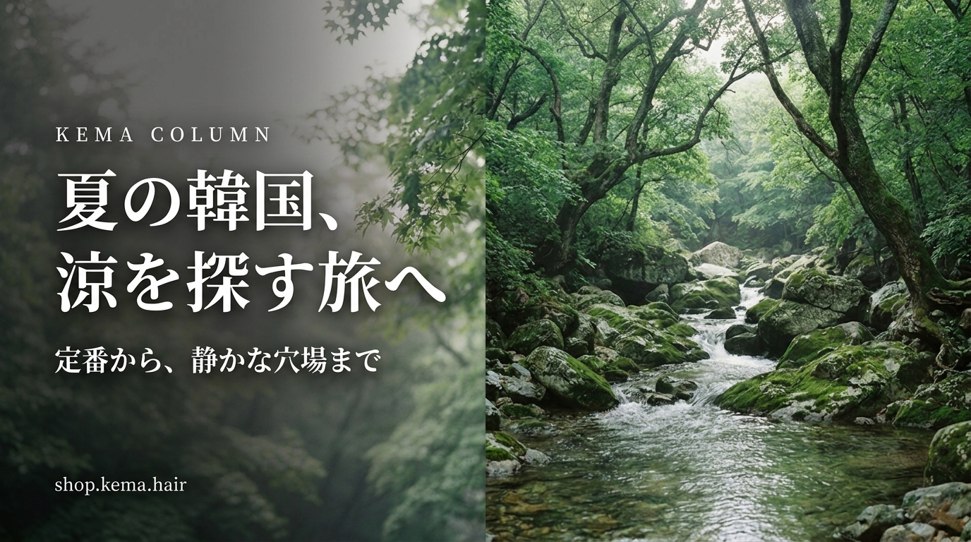 夏の韓国、涼を探す旅へ|コラムサムネイル