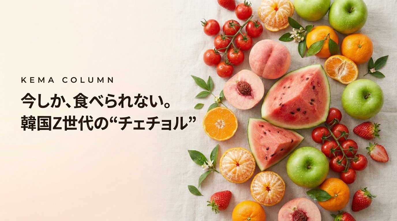 「今しか、食べられない。」韓国Z世代のチェチョル